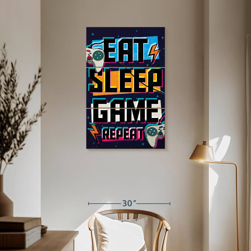 Keiraleigh Eat Sleep Game Poster
