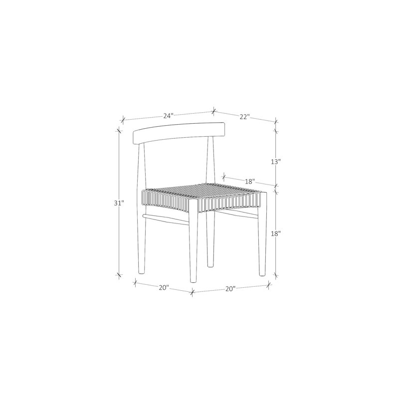 Umdabu Dining Chair, Black