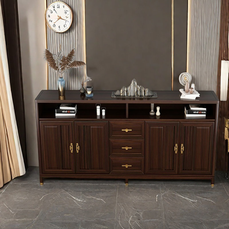 Nouveau buffet en bois massif de style chinois