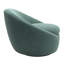 Fauteuil d'appoint pivotant en chenille Norell-40452203