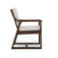 Ensemble repas rond pour terrasse avec trou pour parasol-129441919