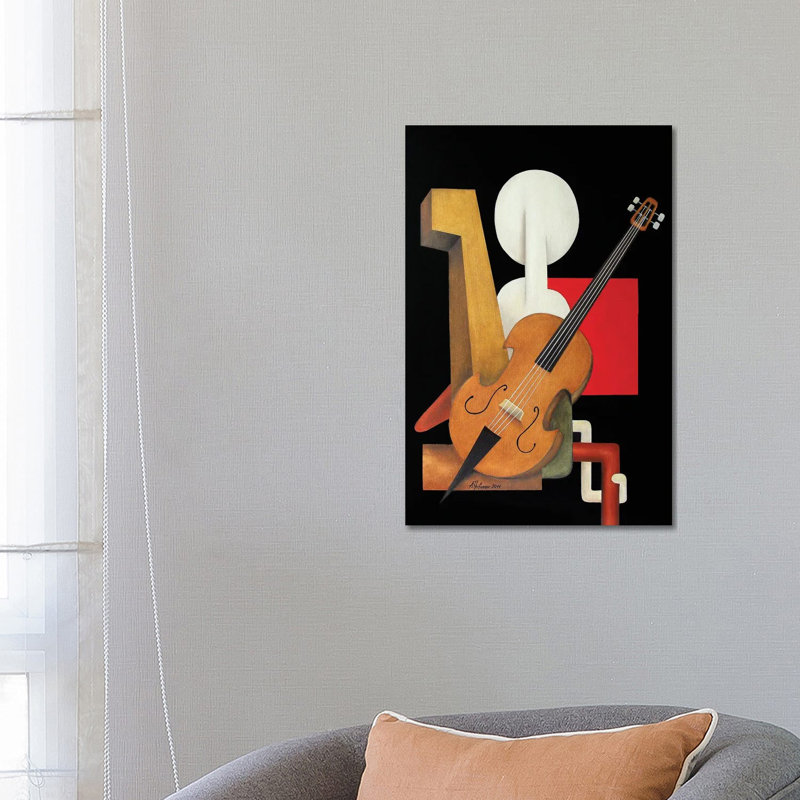 Violoncelliste by Alexander Trifonov - Wrapped Canvas Print