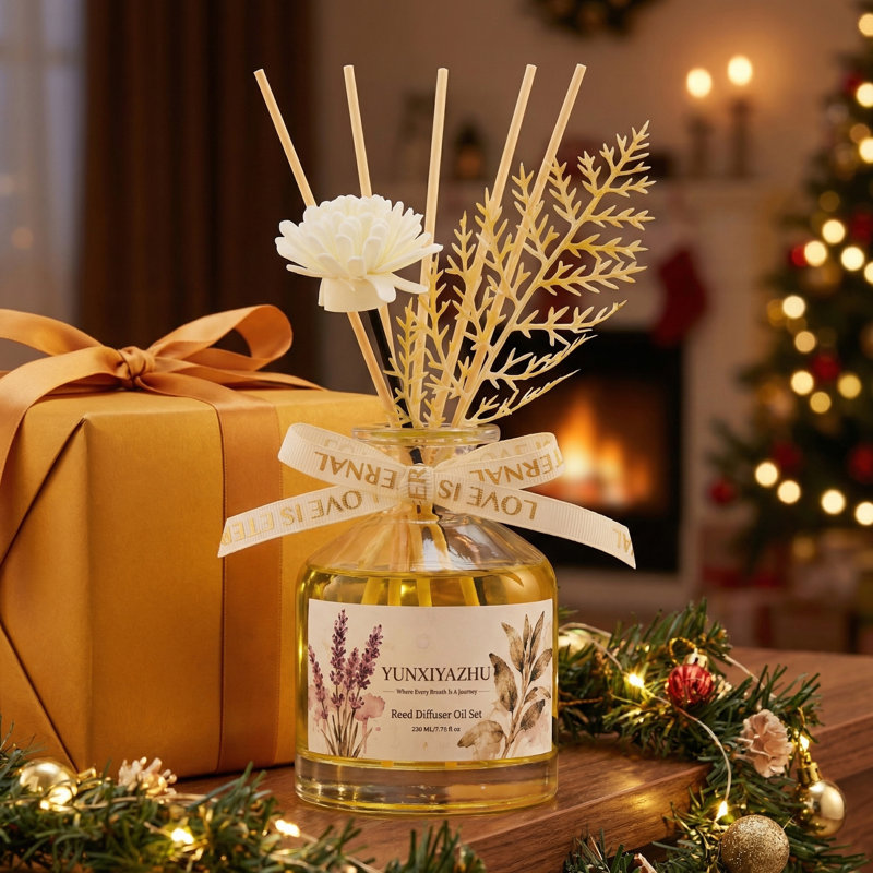 Diffuseur 230 ml de lavande vanille et d'orange douce 230 ML, à base d'huile pour un parfum fort et durable, parfum de maison apaisant