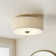 Chantey Linen Flush Mount