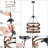 3 - Light Unique / Statement Drum Modern Farmhouse Dining Room Chandelier
