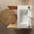 Bathroom Vanity With Sink, Modern Freestanding Bathroom Storage Cabinet With Double Doors
