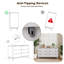 Commode cannelée pour chambre à coucher, commode moderne 6 tiroirs-94478827
