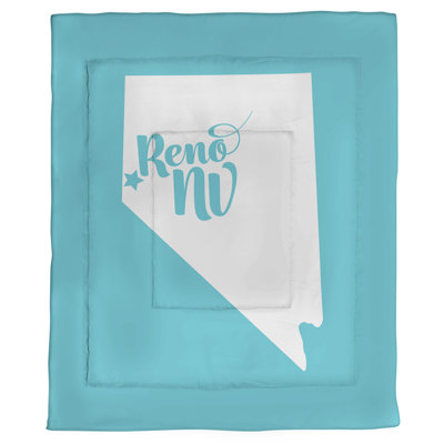 Nevada Modern & Contemporary Polyester Percale Comforter