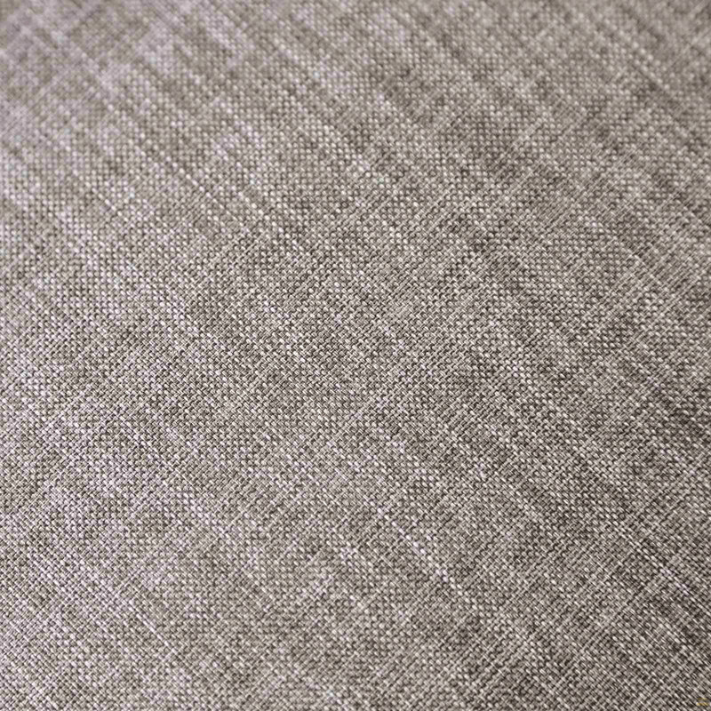 Siège et dossier rembourrés en tissu à hauteur de comptoir 2 pièces, Gris clair
