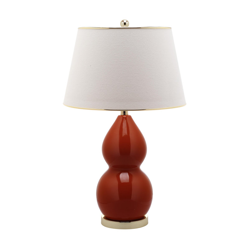 Ceramic Table Lamp, Blood Orange