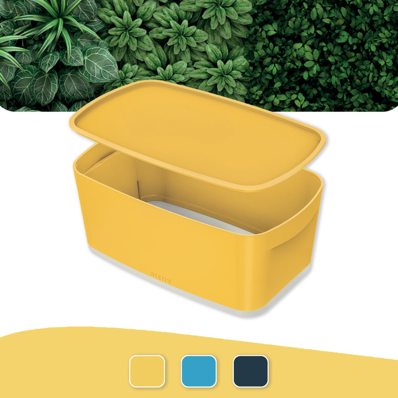 Cosy Polysterene Storage Bin, Yellow