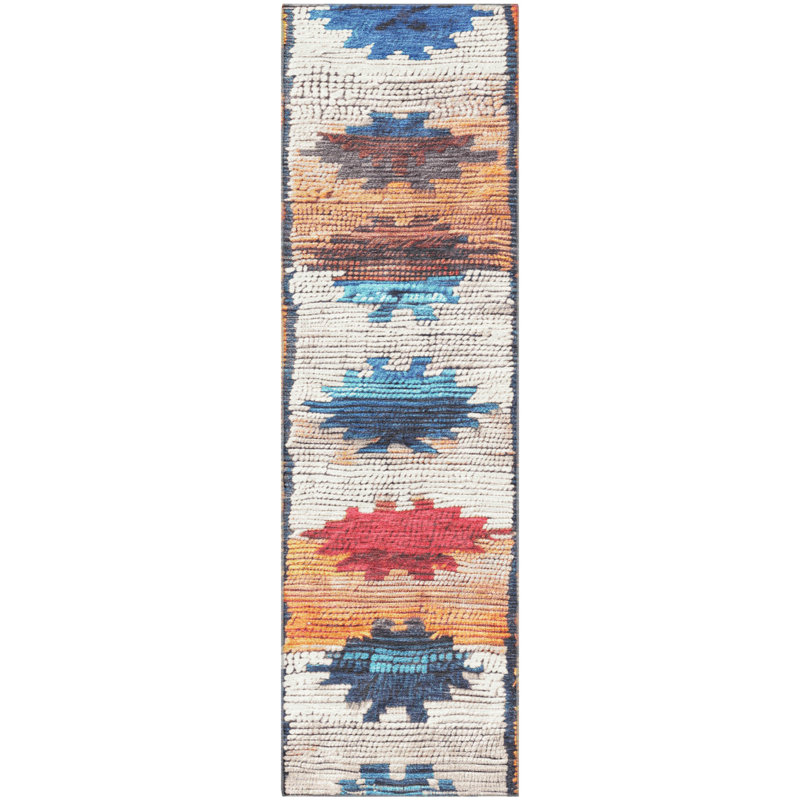 Premium Machine Washable Tiana Tribal Rug, Runner 2'3" x 7'6"