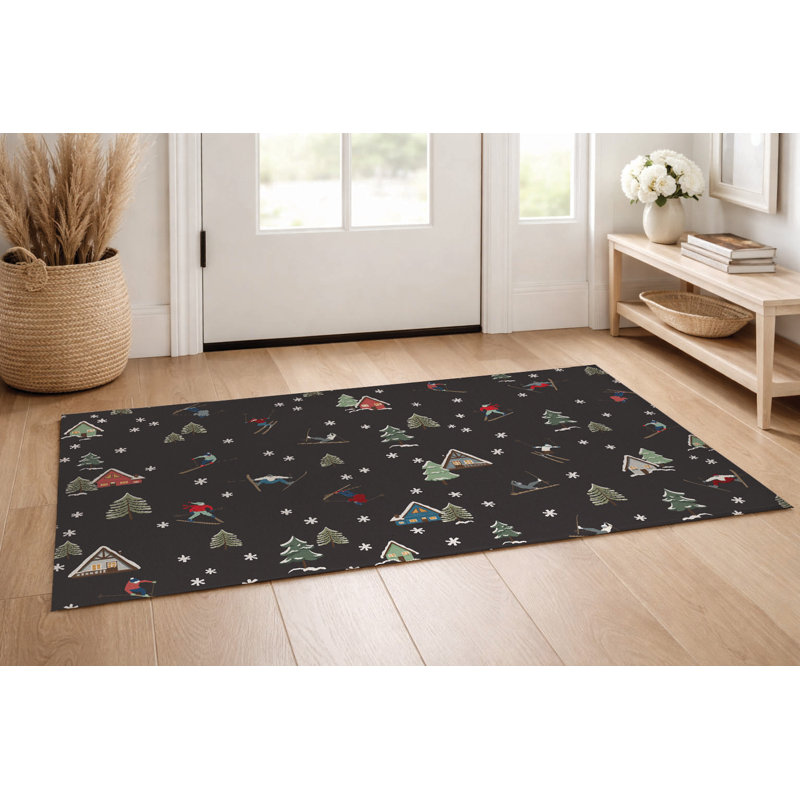 Paillasson Downhill, Gris anthracite, L 48 po x L 72 po