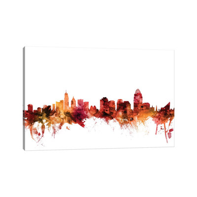 Cincinnati, Ohio Skyline by Michael Tompsett - Wrapped Canvas Gallery-Wrapped Canvas Giclée