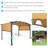 12 Ft. W x 9 Ft. D Steel Pergola with Canopy-61494987