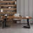 Walnut Rectangular Solid Wood desk-109514379