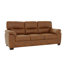 Canapé moderne 3 places de 81 pouces avec tissu métallisé et accoudoirs rembourrés