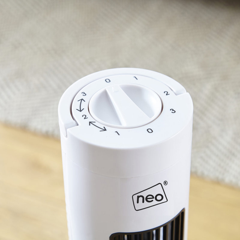 NeoDirect 73.5cm Oscillating Tower Fan, White