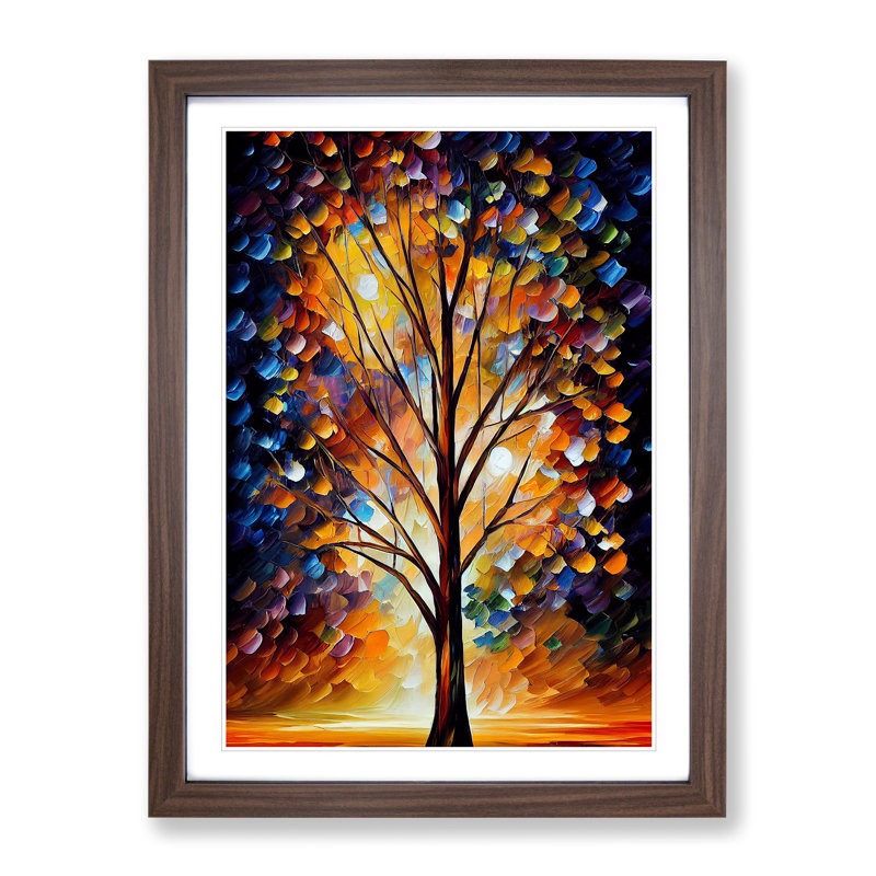 Portrait of a Tree No.3 - Framed Print, Walnut Framed, 34cm H x 25cm W x 2cm D