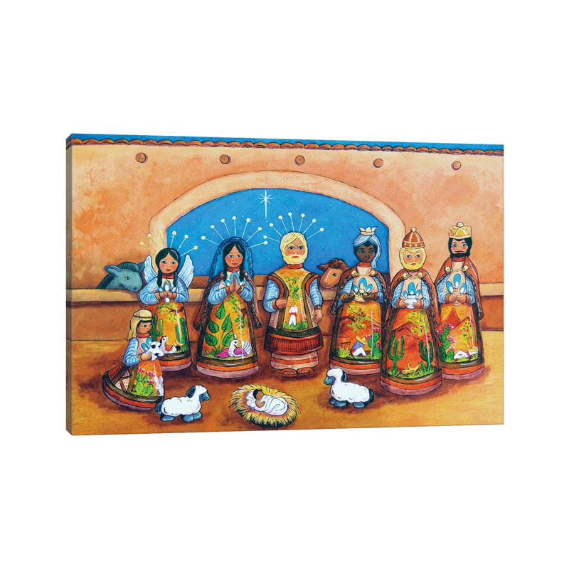 Reproduction d’art par bonbon Mayer-reproduction, Pas de tapis, H 18 po x l 26 po x P 1,5 po, Toile tendue
