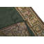 Tapis vert noué à la main de haute qualité