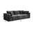 Modular Sectional Sofa Seat,Upholstered Compressed Couch For Living Room,Bedroom,Apartment,No Assembly Required,3PC Free Combination,Plush Corduroy Fabric-826803037-826803034