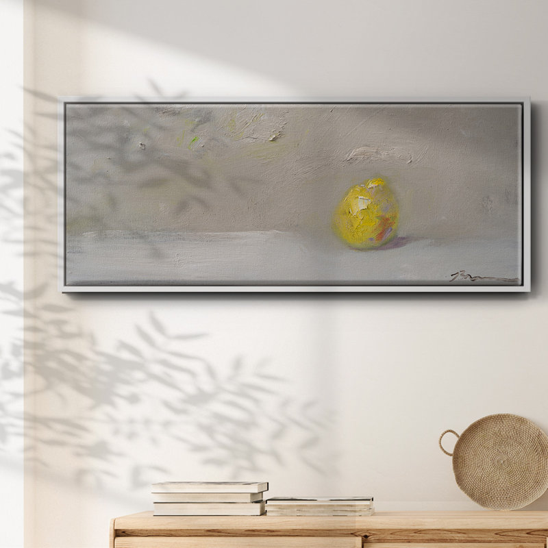 LemonLime- Framed Canvas, 8" H x 20" W