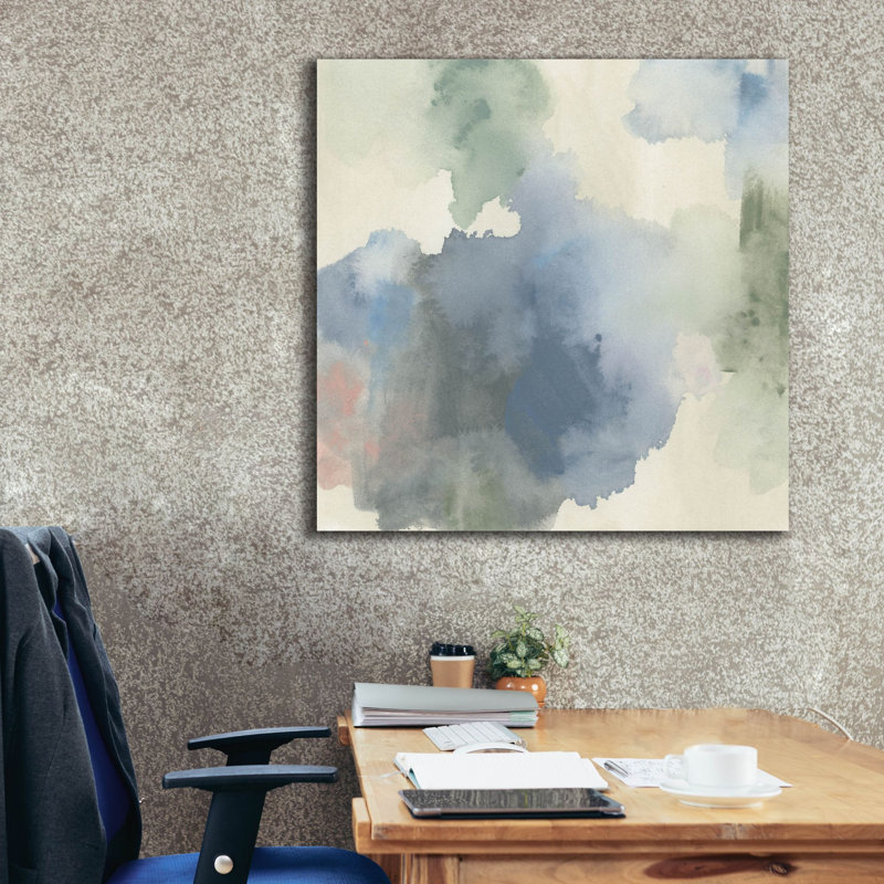  «Cloud Marble 1» par June Erica Vess, art mural sur toile, 37 po x 37 po