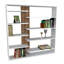 126cm H x 125cm W Geometric Bookcase-99309782