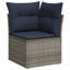 Ensemble de canapé de patio 11 pièces avec coussins en rotin de polyester-196167515-196167519