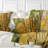 Canopy of Maple Trees in Fall - Landscape Printed Throw Pillow