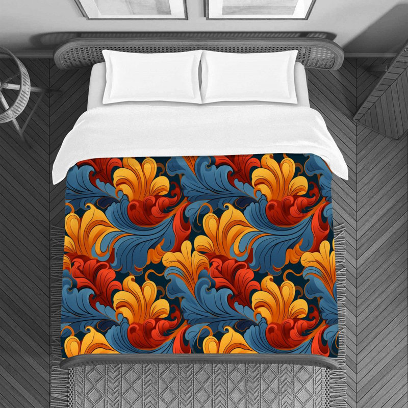 Machine Printed Duvet Cover, Queen Duvet Cover