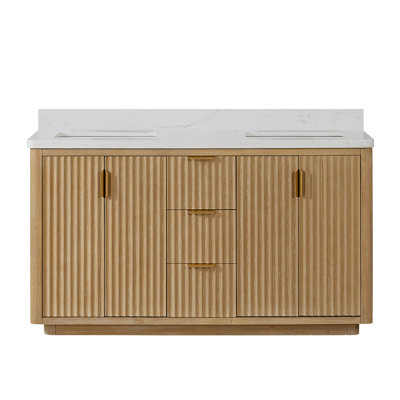 Ensemble de meuble-lavabo double 60 "Adela