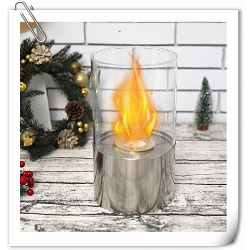 Tabletop Fire Tabletop Fireplace with Flame Guard