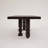 Modern Black Rectangular Solid Wood Dining Table-77252060