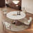 High-end simple round dining table-106443683