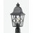 Outdoor post lamp post lamp base, waterproof aluminum shell with glass, fence post patio lighting suitable for gardens, patios, pathways (2 packs)