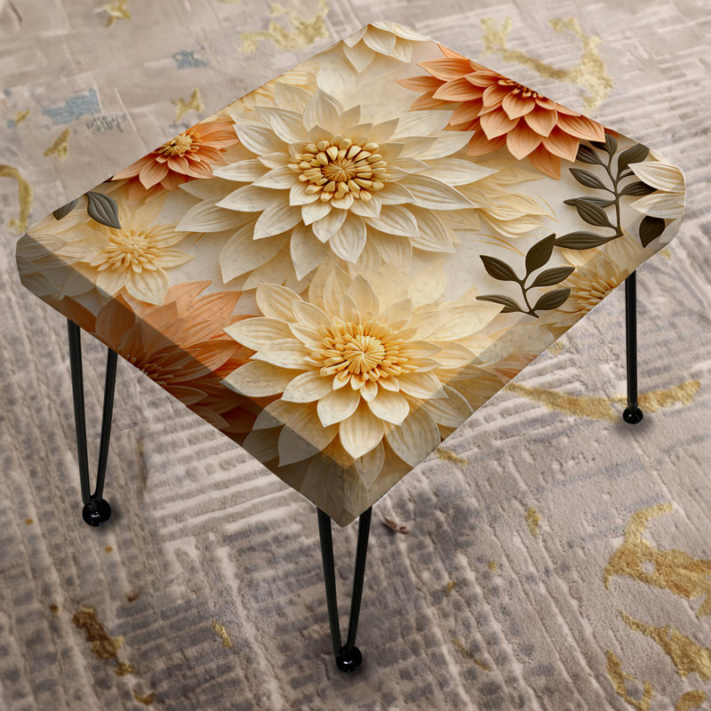 Repose-pieds Earthy Mandala Boho