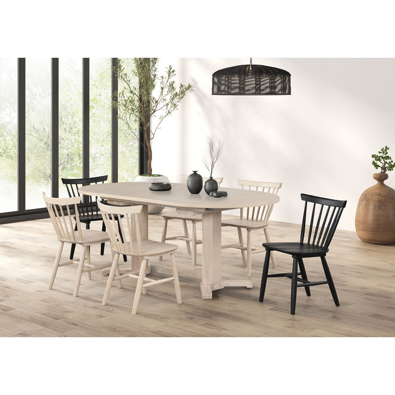 Eufrozina 7-pcs Oval Dining Table Set