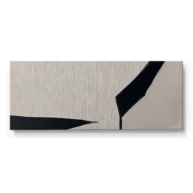 Toile tendue à motif abstrait 7 # LII-Abstract, H 16 po x l 40 po