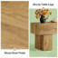 Table d'appoint multimédia (avec table basse uniquement)