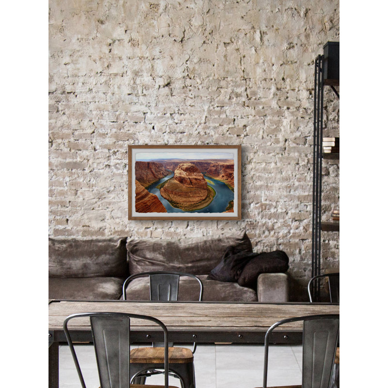 Découpage - Reproduction de photo sur papier encadrée, H 12 po x l 18 po x P 1,5 po