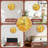 Clock Face With Yellow Orange Texture