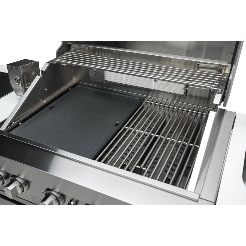 Mont Alpi MAGR Dual Sided Heavy Duty Cast Iron Reversible Griddle Grill Plate Flat & Ridged Surface