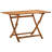 Rectangular Acacia Outdoor Folding Coffee Table
