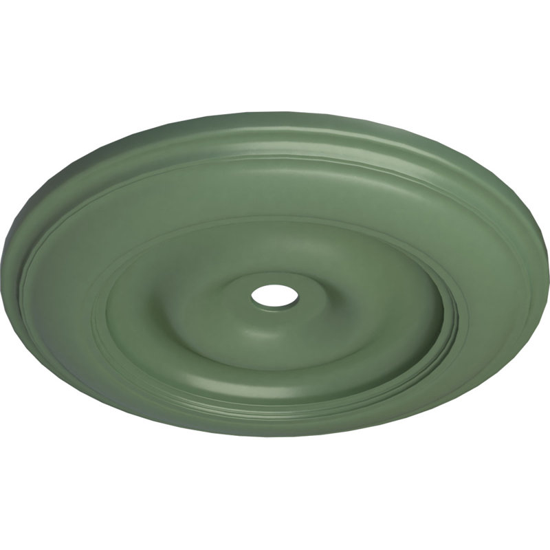 Classic 44.5'' H x 44.5'' W x 4'' D Urethane Ceiling Medallion, Athenian Green