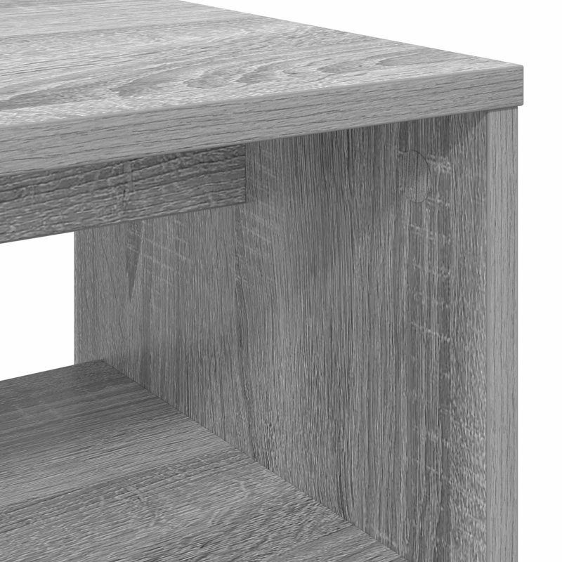 Unfinished TV Stand, 40cm H x 60cm L x 35cm W, Grey Sonoma