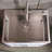 24In Stainless Steel Washing Sink W/ Faucet Hoses And Drain Head Only(Update)
