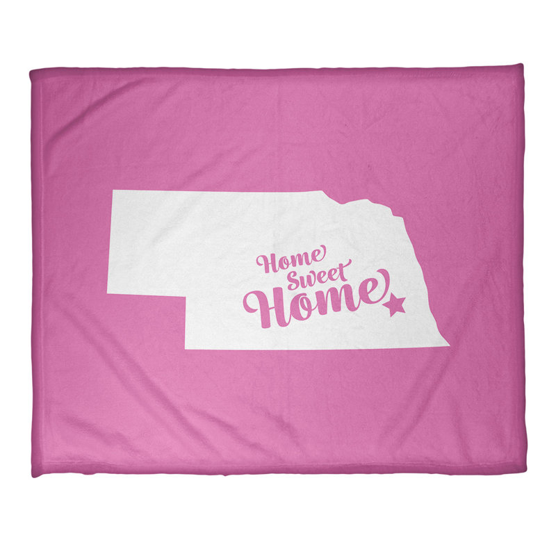Jeté en polaires pour lincoln home, l 52,5 po x L 62,5 po, Rose
