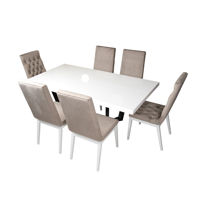 Demari 6 - Person Dining Set